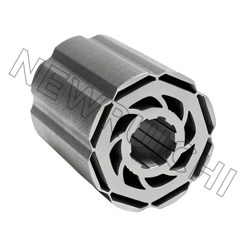 Servomotorstator en rotorkernconstructie