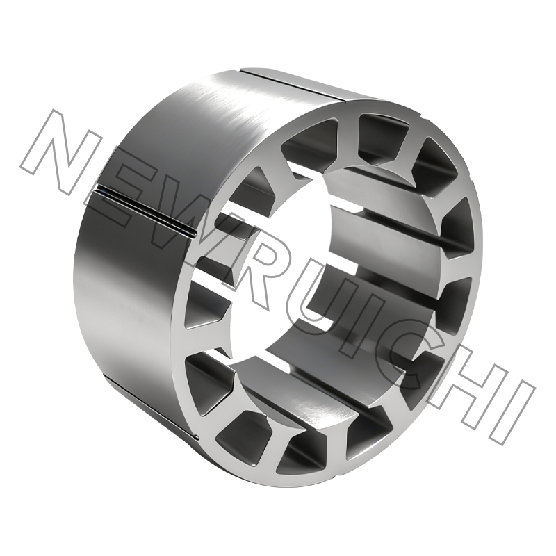 Stappenmotorstator en rotorkernconstructie